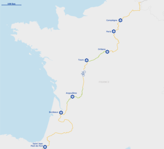 Carte EV3 en France