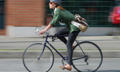 à vélo au travail