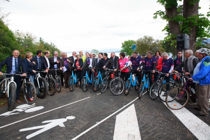 Inauguration voie verte d'Excenevex