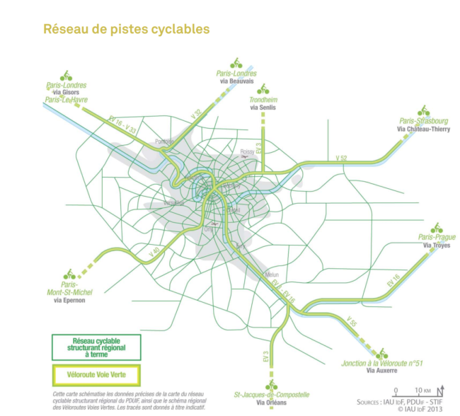 Voie velo online ile de france