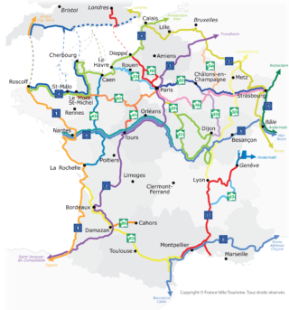 Carte France Vélo Tourisme