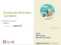 Atelier 1 des 22es Rencontres Vélo & Territoires