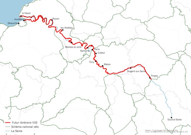 Veloroute de la source a l estuaire de la Seine les usagers mobilisent les territoires Velo Territoires