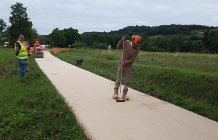 1_Travaux réalisés sur la Voie verte Canal du Midi Montségur_©Département de l'Aude