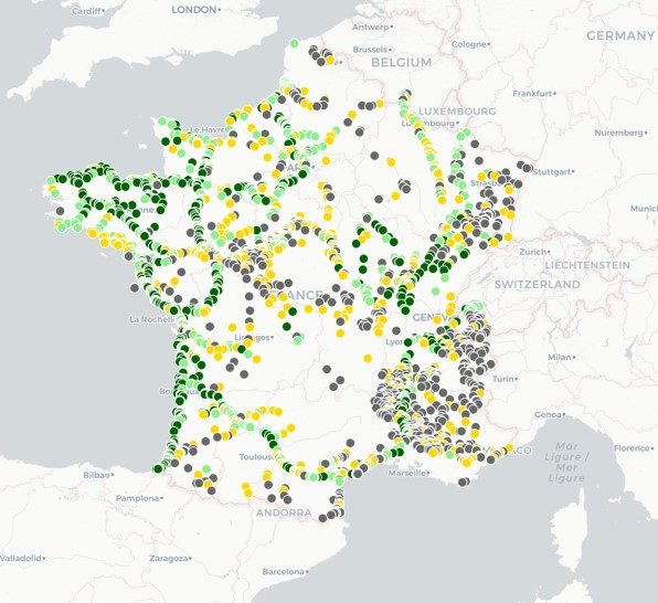 Fréquentation hébergements AV