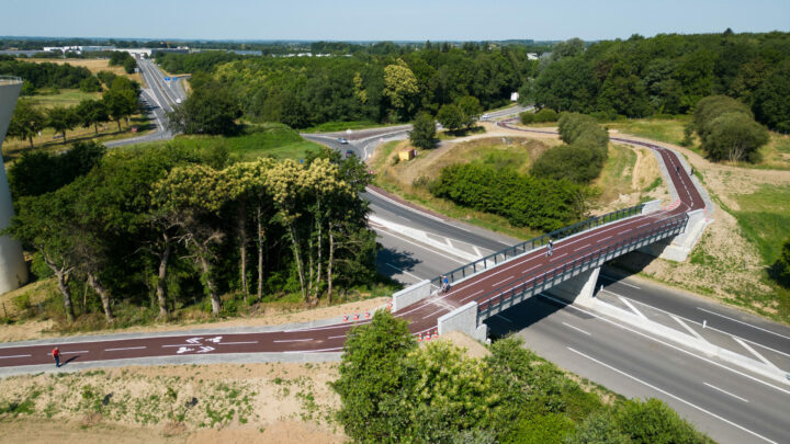 1_Piste cyclable du réseau Ille & Vélo entre Romagné et Saint-Sauveur-des-Landes (35) ©Thomas Crabot